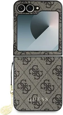 Produktbild von Guess, Schutzhülle 4G Charm f. Samsung Galaxy Z Flip 6, Braun