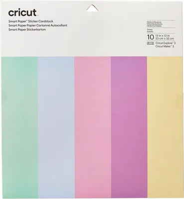 Image de Cricut Sticker Cardstock, Pastels