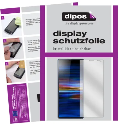 Produktbild von 2x Schutzfolie für Sony Xperia 10 Plus klar Displayschutzfolie Display Schutz