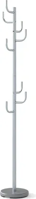 Obrázok produktu pre Vešiak na kabáty, 175 cm, 8 háčikov, nastaviteľná výška, strieborný