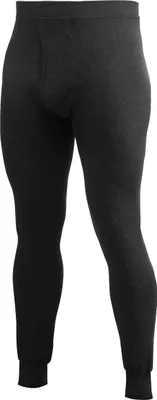Produktbild von Woolpower Herren Funktionsunterhose Long Johns with Fly 400, Farbe:black, Größe:3XL