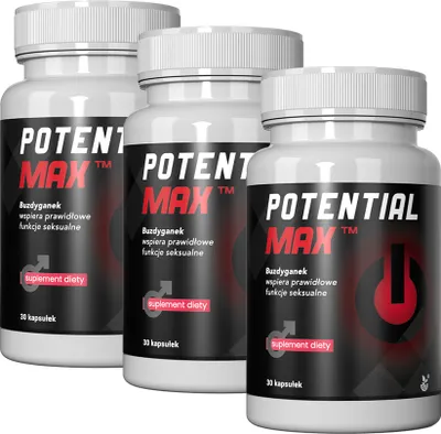 Immagine prodotto di Potential Max - Integratore di virilità 90 capsule