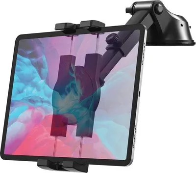 Zdjęcie produktu dla Automatyczna przyssawka do deski rozdzielczej i przedniej szyby – obracana o 360° do tabletów i smartfonów
