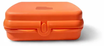 Produktbild von TUPPERWARE To Go Sandwich-Box Pausenbrotbehälter orange