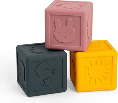 Produktbild von BigJigs sensorische Spielwürfel - pädagogisches und buntes Spielzeug