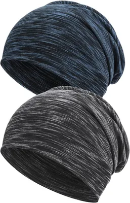 Immagine prodotto di Berretto slouch in cotone - Berretto invernale leggero per uomo e donna - Elasticizzato