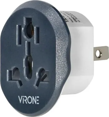 Immagine prodotto di Adattatore universale Virone - USA, 250V, 10A, (TA-8) bianco-grafite