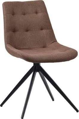 Produktbild von CLP Esszimmerstuhl Merna schwenkbar und gepolstert taupe Material Stoff