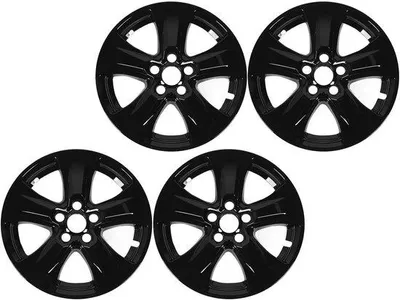 Produktbild von Famanu Wieldoppen Set - Glänzend Schwarz - 16 Zoll