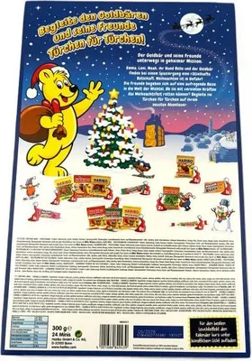 Obrázek produktu pro Haribo Adventní kalendář Allerlei s mini ovocnými žvýkačkami 300g