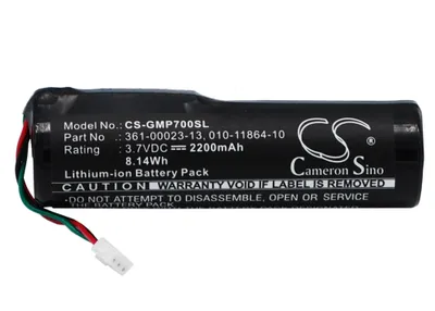 Image de TECHTEK Batterie compatible avec [Garmin] Pro 550, Pro 550 handheld, Pro 550 Plus, Pro 70, Pro 70 Dog Transmitter, Pro 70 handheld, Pro handheld, Tri