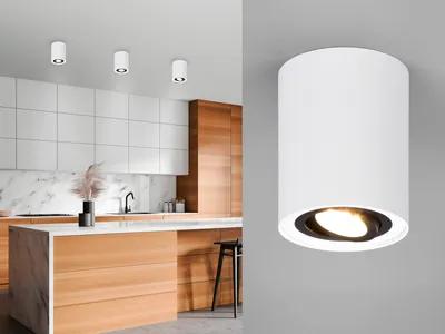 Produktbild von LED Deckenstrahler Aufbauspot dimmbar Küchenlampen über Kochinsel Esstischlampen
