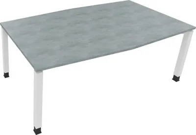 Produktbild von Bespr.ti. Tonneau Vierfuß Quadrat B2000xT1000/1100xH680-820 ws/Beton