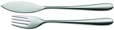 Produktbild von WMF Avance Fischbesteck 2 teilig, Fischset für 1 Person, Fischgabel, Fischmesser, Cromargan protect Edelstahl mattiert, kratzbeständig