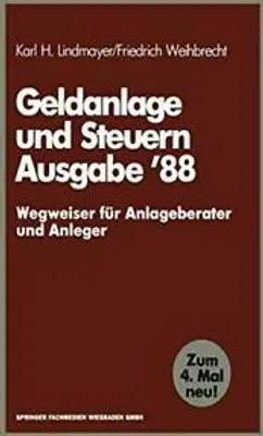 Immagine prodotto di Geldanlage und Steuern '88