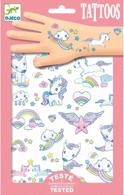 Produktbild von Einhorn-Tattoos, Djeco