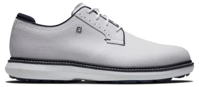 Immagine prodotto di Scarpe da golf da uomo Footjoy Traditions Spikeless Blucher bianche