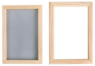 Produktbild von Rayher Papierschöpfrahmen Set 2-teilig 21x30 cm für kreatives Basteln