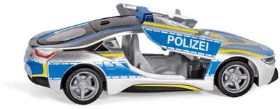Obrázok produktu pre SUPER BMW i8 Police (strieborná/modrá)