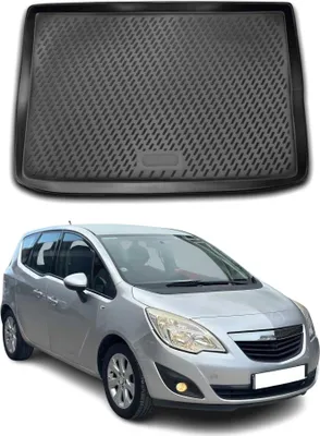 Image de Tapis de coffre pour Opel Meriva B 2010-2017 Caoutchouc TPE noir
