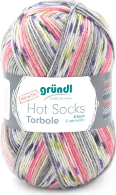 Produktbild von Gründl Sockenwolle Hot Socks Torbole 6-fach 150 g