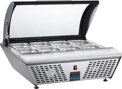 Zdjęcie produktu dla Energooszczędna witryna chłodnicza stołowa Polar G-Series 4x GN 1/3