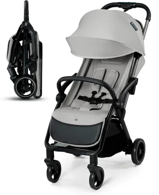 Produktbild von Leichter Kinderwagen – Kompakter Buggy – Für den täglichen Gebrauch – Automatisch zusammenklappbar – Bis zu 24 kg – Grau