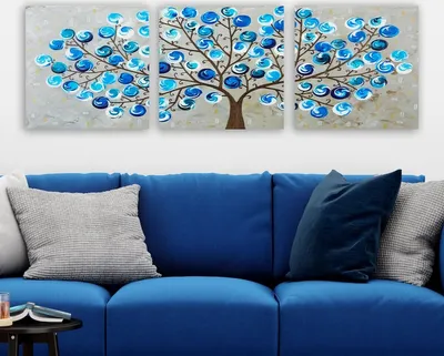 Produktbild von Wallity, DRPRC06- RMY1120, Bunt, Leinwandbilder, 90 x 30 cm, 100% Leinwand