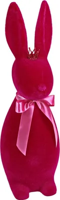 Produktbild von Werner Voß GmbH Hase mit Krone magenta 22x20x69 cm