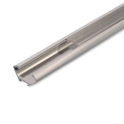 Obrázek produktu pro MasterLED LED rohový profil PVC 22x12mm Corner šedý 1m – rohová lišta ve tvaru V pro LED pásky s čirým krytem – úhlový profil kolejnice