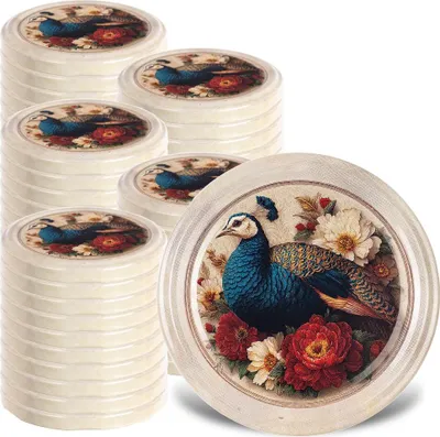 Produktbild von KADAX Schraubdeckel fi82 mm, Twist-Off-Deckel Set aus Metall, Ersatzdeckel für Einmachgläser, Deckel mit 6 Einrastzähnen für Sturzgläser und Einmachgläser (Vogel, 50 Stück)