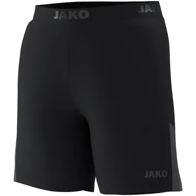 Image de JAKO Short de course unie Power - 6278, Couleur:noir, Taille:S