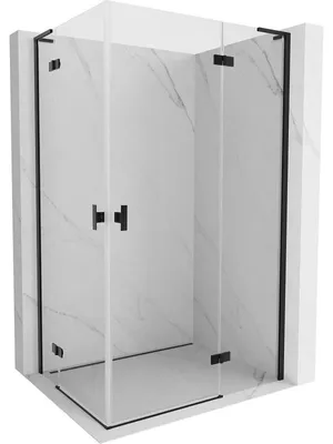 Obrázek produktu pro Mexen Mist-H L Duo sprchový kout otočný pravý 80 x 115 cm, transparentní, černý - 8A5L-080L-115P-70-00