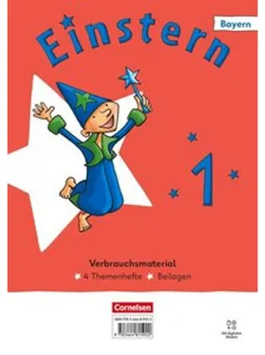 Produktbild von Einstern Mathematik 1. Jahrgangsstufe - Bayern 2026 - Themenhefte 1-4 und Kartonbeilagen im Paket - Verbrauchsmaterial