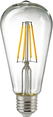 Produktbild von SIGOR 7W Rustika Filament klar E27 806lm 2700K dimmbar LED Lampe ST64