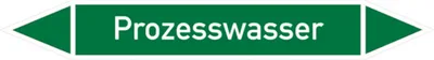 Produktbild von Dreifke® Rohrleitungsetikett, Prozesswasser | Folie selbstklebend | 270x37 mm...