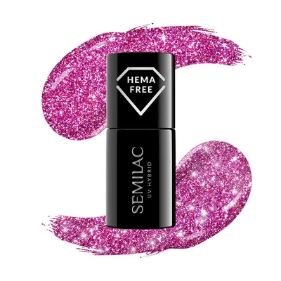 Zdjęcie produktu dla Semilac 462 Pink Bubbles 7Ml