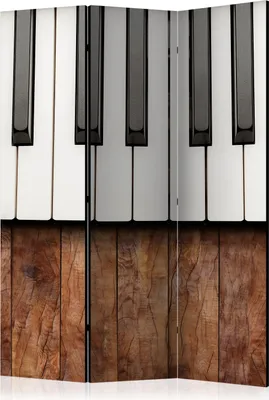 Obrázek produktu pro Oboustranný paraván Lidé 135x172 cm 3-dílný bílý