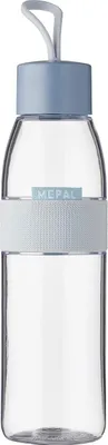 Produktbild von Mepal - Wasserflasche Ellipse Wiederverwendbare Trinkflasche Auslaufsichere Geeignet für kohlensäurehaltige Getränke BPA-frei 500 ml Nordic blue