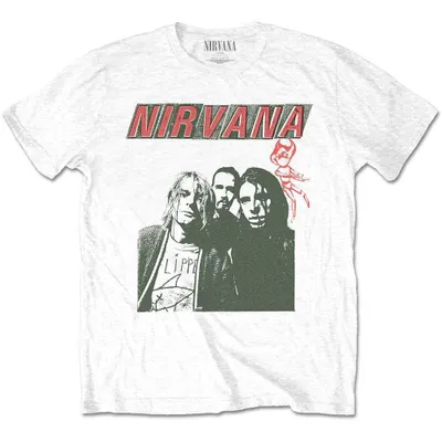 Produktbild von Nirvana Flipper White M T-Shirt
