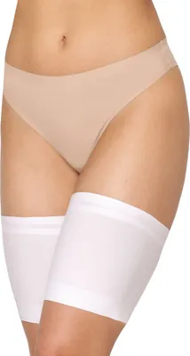 Produktbild von Merry Style Oberschenkelbänder Selbsttragende, elastische Oberschenkelbänder Anti-Reibung mit Silikonbändern Oberschenkelband MS10-438 (Weiß, XXL) .