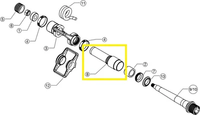 Produktbild von Crankbrothers Pedal Sleeve Eggbeater, Level 11, Ti