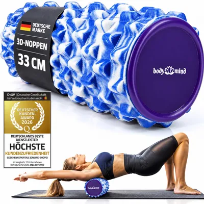 Immagine prodotto di Rullo Fascia Corpo e Mente Blu-Bianco