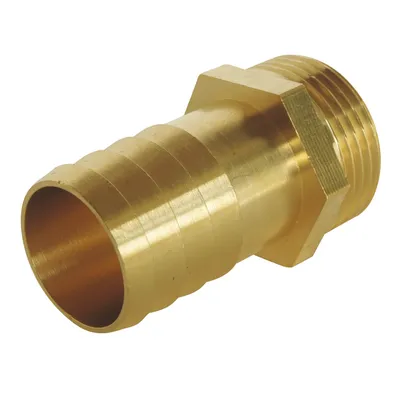 Produktbild von SOMATHERM FOR YOU – Gerader Schlauchanschluss – Zuverlässig, schnell und einfach anzuschließen – M 3/4" für Gartenschlauch Ø 20 mm – Messing
