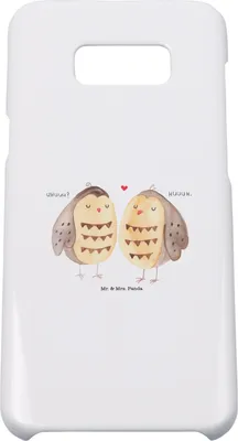 Produktbild von Mr. & Mrs. Panda Samsung Galaxy S8 plus Handyhülle  Eulen Liebe - Weiß - Geschenk, Handy Case, Eule, Pärchen, Freundin, Cover, Owl, Hülle