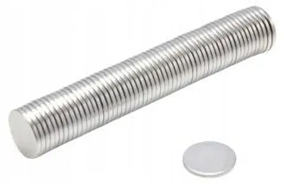 Produktbild von Neodym-Zylindermagnet MW 10x1 mm N38 500 Stück