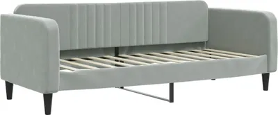 Produktbild von vidaXL Tagesbett Hellgrau 80x200 cm Samt