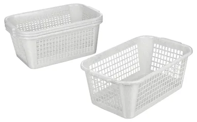 Image de Omgoods - Ensemble de 4 paniers de rangement multifonctionnels, dimensions : 35 x 24 x 14,5 cm