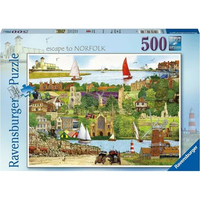 Obrázok produktu pre RAVENSBURGER Útek do Norfolku Puzzle 500 dielikov