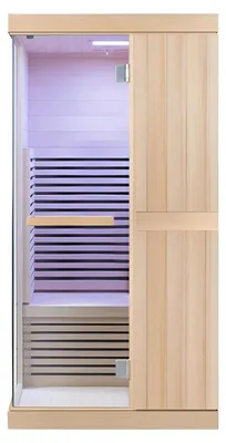 Productafbeelding van Moderne infrarood sauna voor 1 persoon met chromatherapie (kleurentherapie)